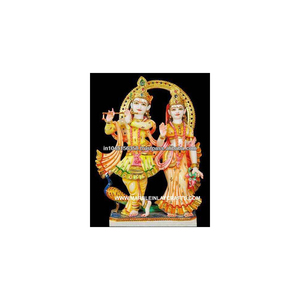Statue religieux en marbre Radha Krishna - Product Image 1