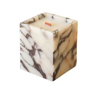 Deep Blue Marble Hand Carved Natural Stone Tea Light <b>Jar</b> Rustic Modern Home Gift Candle Holder Urns - Product Image 3