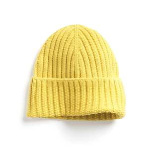 Venta al por mayor de alta calidad gorras hombres mujer invierno cálido tejido liso acrílico invierno sombreros personalizados Beanie sombreros - Product Image 3