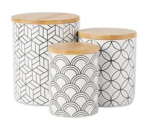 Fábrica al por mayor Decoración para el hogar Propósito Cocina Recipiente de almacenamiento Grande Mediano Pequeño y Extra Pequeño Tamaños y almacenamiento de condimentos - Product Image 2