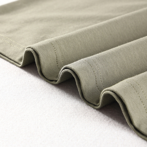 220GSM logo personnalisé Mutil couleur T-shirt en gros goutte épaule confortable T-shirt 100% coton T-shirt pour hommes livraison DDP - Product Image 3