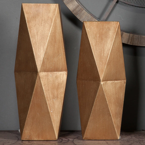 แจกันโลหะรูปทรงไม่สม่ำเสมอสำหรับตกแต่งโต๊ะสำหรับงานแต่งงานที่บ้าน - Product Image 1