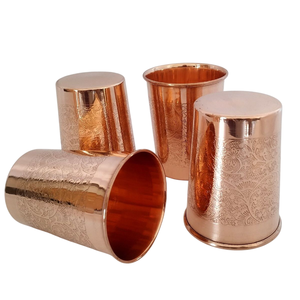 Verre en cuivre pur au design tendance, poli miroir, le plus vendu pour la maison et l'hôtellerie, verre en cuivre de haute qualité 2026 - Product Image 1