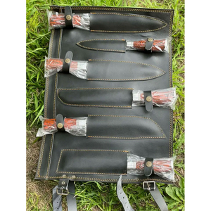 ชุดมีดเชฟเหล็กดามัสกัส 67 ชั้น ทนทาน ด้ามไม้ ใช้ได้ทั้งมือซ้ายและขวา คมกริบ ผลิตด้วยมือ แข็งแรงทนทาน - Product Image 5