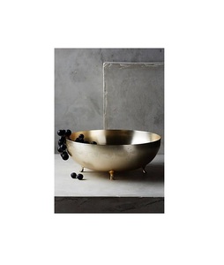 Artistic Home Brass Serving Bowl For Elegant Dining Accessories Blending <b>Utility</b> With Decorative Beauty - Product Image 4