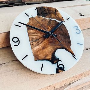 FOR RESIN EPOXY WALL <b>CLOCK</b> BEST Quality Wooden Resin Epoxy Wall <b>Clock</b> Hand Crafted Wooden Resin Epoxy Wall <b>Clock</b> Wholes - Product Image 1