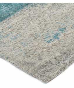 พรมขนสัตว์ทำด้วยมือหรูหราดีไซน์ทันสมัยซักได้ปรับแต่งได้ขนาด5x8แบบนามธรรมมือตุรกี - Product Image 1