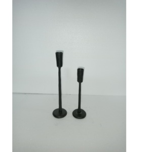 Candelabro de Hierro Artesanal, Decoración Navideña Negra Hecha a Mano, Ecológica, de Inspiración Nórdica, Resistente al Calor y Duradera para el Hogar - Product Image 4