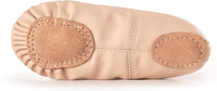 Chaussons de danse plats pour femmes, classiques, à semelle fendue, en cuir véritable souple, sur mesure, toutes saisons, avec logo personnalisé, fabrication OEM