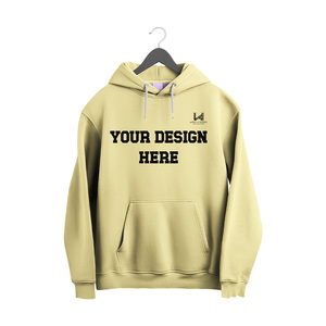 Sweat-shirt tricoté en coton confortable à motif solide grande taille hommes et femmes usage décontracté quotidien sweat à capuche blanc prix bas - Product Image 5