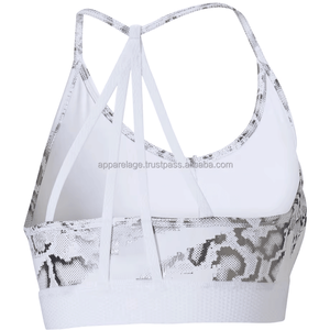 สปอร์ตบราสำหรับผู้หญิงเสื้อชั้นในเล่นกีฬาพิมพ์ลายดิจิทัลพิมพ์ซับลิเมชันเต็มรูปแบบขนาดและสีตามสั่ง - Product Image 4