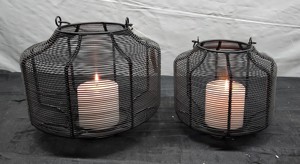 Uniquely Stylish Luxury Iron and Brass Handmade Metal <b>Lantern</b> with <b>Christmas</b> Candle Holder for Home Decor and Tealight Votives - Product Image 2