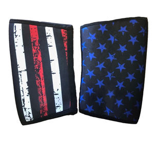 Manga de codo de neopreno unisex para levantamiento de pesas Manga de compresión de mancuerna con logotipo personalizado con SBR transpirable y material de algodón - Product Image 2