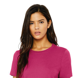 Airlume – T-Shirt à manches courtes en coton peigné et à anneaux pour femme, maillot simple 100% oz, 4.2 - Product Image 4