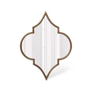 Miroir de forme ronde décoratif de mur de conception de fleur faite à la main pour la maison miroir de mur en métal pour la décoration à la maison décor de salon - Product Image 3