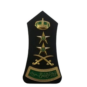 Wholesale Custom Made Embroidery Epaulettes Shoulder Boards Epaulettes Customized Embroidered Epaulettes <b>top</b> quality ronpex - Product Image 5