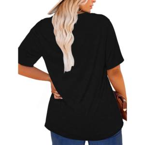 Camisetas de Verano para Mujer, Diseño Moderno, Algodón Regular, Venta al Por Mayor, Marca Privada Personalizada, Estilo Urbano, Transpirables e Informales - Product Image 2