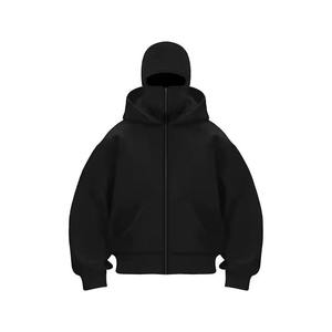 Vente en gros de sweats à capuche pour hommes Sweatshirts avec fermeture éclair complète Sweats à capuche pour hommes & masque Ninja Sweats à capuche pour hommes - Product Image 4