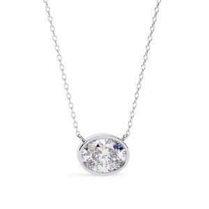 Colgante de Oro de 18K con Impresionante Diamante Cultivado en Laboratorio, Colgantes y Dijes de Diamantes Premium - Product Image 3