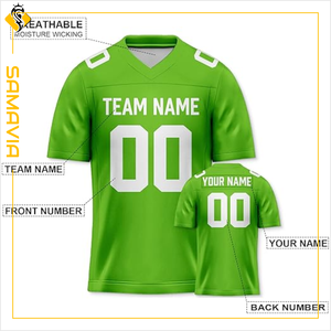 SAMAVIA Industry T-shirts de football pour jeunes et adultes | Maillot personnalisé avec logo et nom | Qualité supérieure - Product Image 3