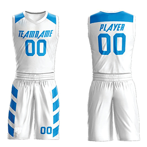 ชุดยูนิฟอร์มบาสเก็ตบอลผู้ชายผ้าฝ้าย 100% ระบายอากาศ แห้งเร็ว พิมพ์ลายตามสั่ง พร้อมปักโลโก้ทีม-โรงงาน OEM ราคาขายส่ง - Product Image 1