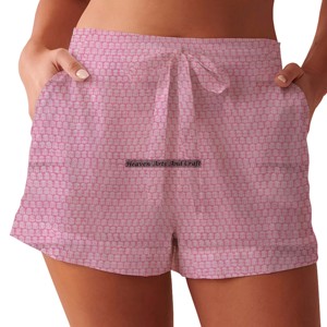 Summer Indian Cotton Shorts Women's Floral Sleepwear Available In Different Colors Summer Block Print Summer Shorts Women's - Product Image 6