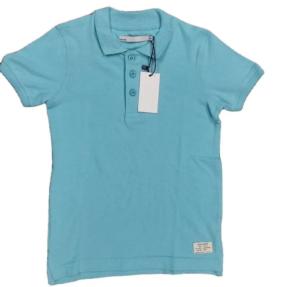 Kualitas tinggi grosir kaus anak laki-laki & kaus Polo kaus anak-anak kosong Polo Shirt anak-anak dari Bangladesh