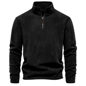Chaqueta con capucha de gran tamaño para hombre, Sudadera con capucha de manga larga gruesa y cálida con forro polar, sudadera informal de invierno para hombre - Product Image 4