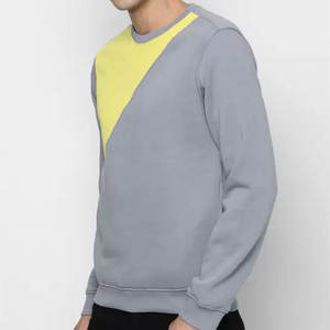Top Qualité Couleur Différente Solide Sweat Shirt pour Hommes Tendance produit Street Wear couleur unie À Manches Longues Sweat Shirts - Product Image 3
