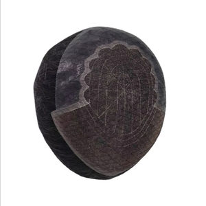 Perruque en cheveux humains Q6 Yaki, toupet pour homme, cheveux vierges Remy, trame unique, Bangladash Naturalizer Curl Bonnet, extension de cheveux Remi - Product Image 3