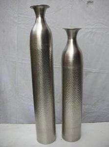 ตารางด้านบนอลูมิเนียมแจกันดอกไม้โลหะขายส่งผู้ผลิตตกแต่งโลหะแจกันดอกไม้ส่งออกในราคาที่ต่ำ - Product Image 6