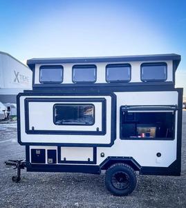 Promotion : Mini caravane de camping moderne 4x4, 22,31 pieds, tout-terrain, avec lit double, cuisine en acier inoxydable 304 et extension coulissante - Product Image 4