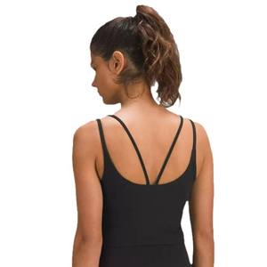 XW-DAW017 สปอร์ตบราเนื้อผ้ายืดหยุ่นสูง ระบายอากาศได้ดี สำหรับฤดูใบไม้ร่วงและฤดูหนาว ป้องกันการกระแทก บราโยคะแบบรวบกระชับทรวงอกด้านข้าง เป็นมิตรกับสิ่งแวดล้อม - Product Image 6