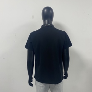 <span class=keywords><strong>Polo</strong></span> Oversize Personalizzata con Colletto Spesso e Spalle Scese, Stampa a Caldo, Grafica con Strass, in Cotone per Uomo - Product Image 6