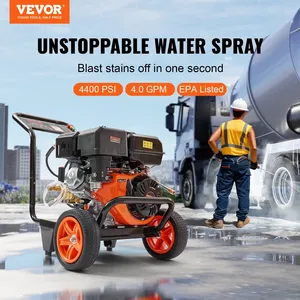 VEVOR Gas Powered Pressure <b>Washer</b> with 4400 PSI 4.0 GPM 200bar Max Pressure <b>Copper</b> Pump and 5 Spray Gun Extension Wand - Product Image 2