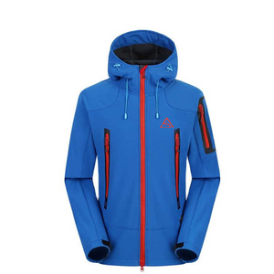 Custom Design & Logo Men's Winter <b>Soft</b> <b>Shell</b> <b>Jacket</b> Stand Collar Front Logo Position Waterproof Eco-Friendly High Quality - Product Image 3