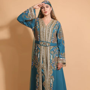 green emerald velvet dress Elegant Gold Mermaid Arabic Luxury Evening Dress Green / 8
