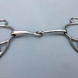 Bocado de alta calidad para caballos con anillo suelto, de acero inoxidable, personalizable, accesorios ecuestres - Product Image 4