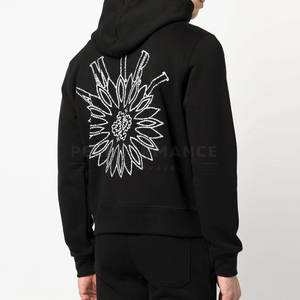 ชุดวอร์มลำลองประดับพลอยเทียมแขนยาวสีทึบชุดวอร์มประดับพลอยเทียมดีไซน์แตกต่างกัน - Product Image 5