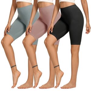 Shorts de sport pour femmes, taille élastique, vente en gros d'usine, respirant, en spandex, pour l'été, le yoga, la course à pied, séchage rapide, fermeture à cordon - Product Image 5