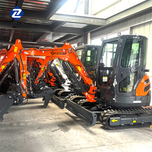 Excavator Mini LEZUM 2 2.2 2.5 Ton Boom Side Swing Extendable Tracks Mesin Diesel Laidong untuk Dijual dengan Kabin - Product Image 4