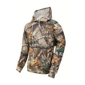 Warm Heavyweight Camo Hunting <b>Hoodie</b> Camouflage Digital Printing High Quality Hunting <b>Hoodie</b> - Product Image 5