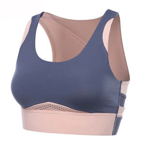 Soutien-gorge de sport sans couture pour femme grande taille avec coussinets amovibles, hauts de sport respirants pour le fitness et le yoga, ensemble élégant - Product Image 3