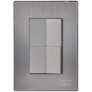 สวิตช์สแตนเลส, MXIIO-001, 1 ชิ้น, สวิตช์บันได/สวิตช์ไฟ, 125-250VAC, 10A, 50/60Hz, สีเงิน, สแตนเลส/ - Product Image 1