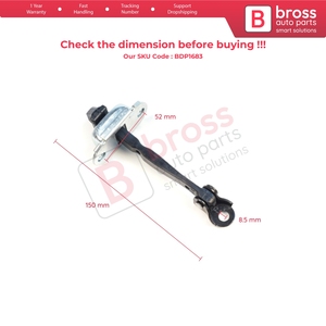 ชุดเบรกจำกัดการเปิดประตูหน้า BDP1683 สำหรับ Outlander MK3 GG GF ASX MK1 GA Delica D:5 RVR MK3 GA 5702A239 - Product Image 5