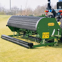 Aérateur de gazon monté sur tracteur de 1,2 m avec profondeur de travail de 250 mm pour terrains de golf et terrains de sport - Prix de dépôt