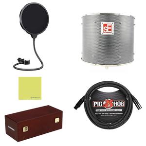 Paquete de micrófono de estudio de condensador de diafragma grande U87 de alta calidad - Product Image 3