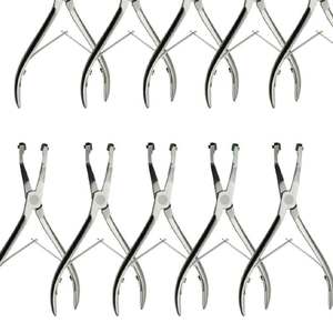 Lot de 10 pinces dentaires temporaires pour enlever les couronnes, coussinets souples Instruments chirurgicaux en acier inoxydable manuel certifié CE - Product Image 5