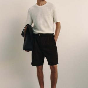 T-shirts pour hommes T-shirt d'été en coton Oversized Trending Solid Color Regular Fit T Shirt Men - Product Image 6