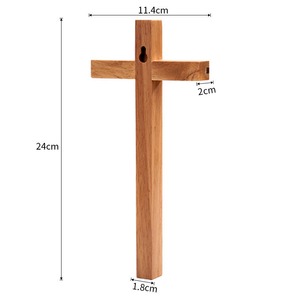 Cheap Wholesale Wooden Cross Handmade Wall Hanging Crucifix for Bulk Orders and Export <b>Rustic</b> Handmade Wooden Cross - Product Image 5